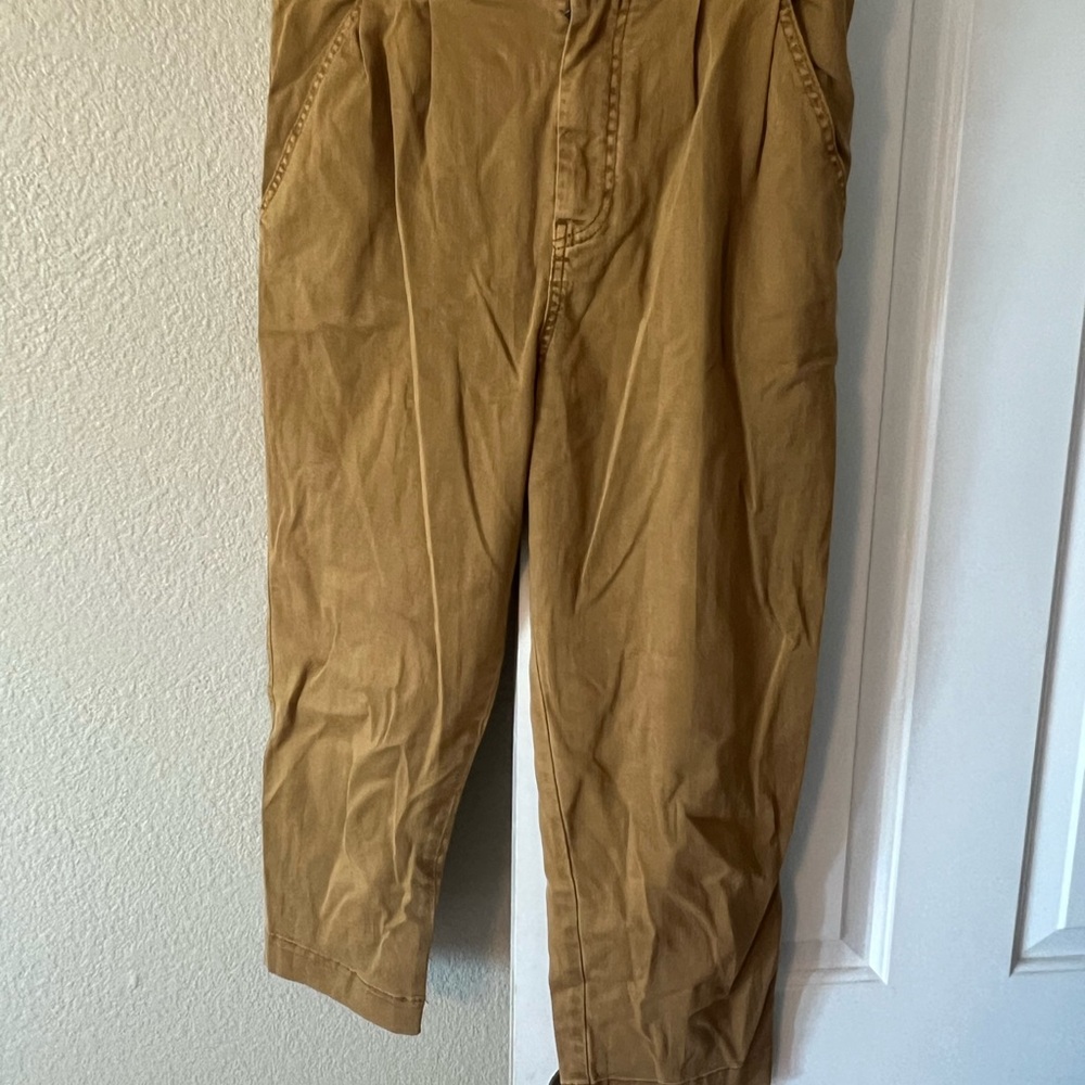 Free People High Waisted Cropped Pants